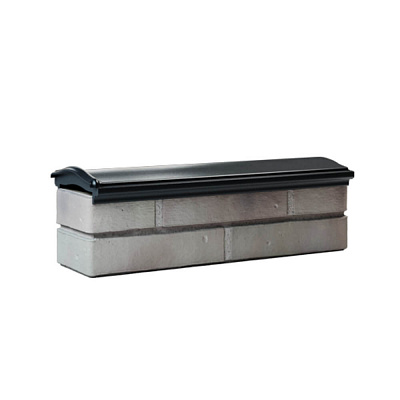 Парапет ZKING MONBLAN 170х510х50мм Черный с посадкой на 0.5 кирпича (130мм)