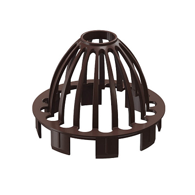 Сетка защитная водостока Дёке Premium RAL 8017 Коричневый Шоколад