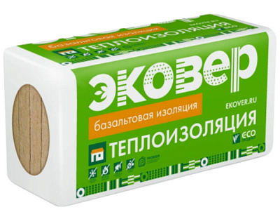 Утеплитель Эковер Стандарт П-50 50х600х1000мм 12шт 7,2м2 0,36м3