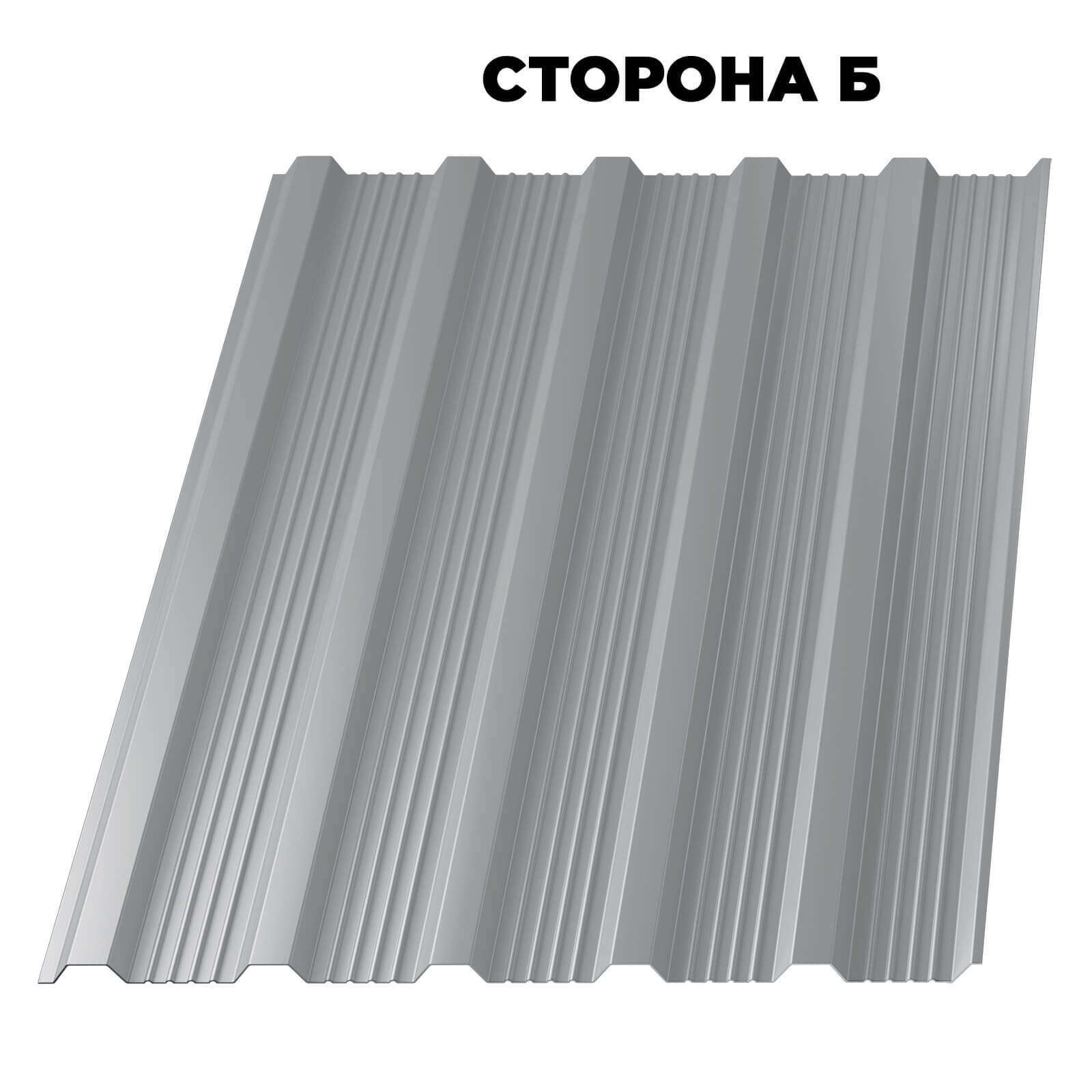 Профнастил НС-21 RAL7004 Серый ш 1.17, т.0,45