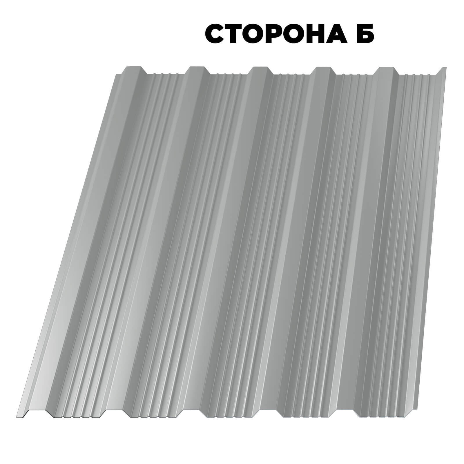 Профнастил НС-21 RAL9006 Серебро ш 1.17, т.0,45