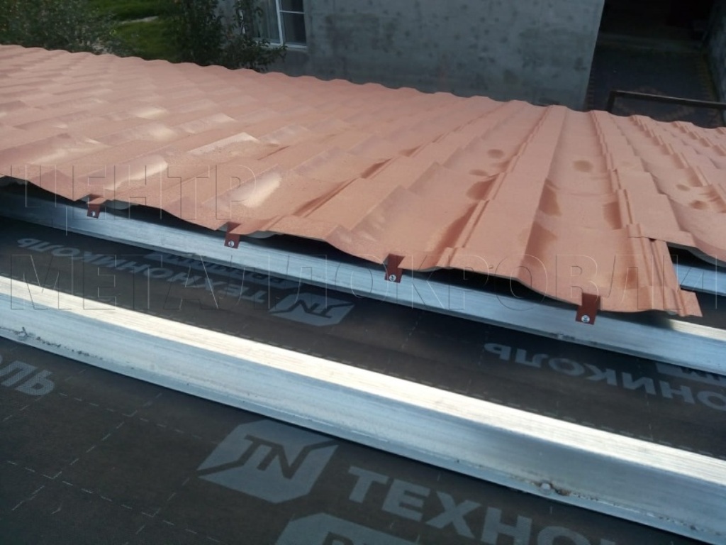 Металлочерепица Геркулес 8004 терракотовый Стальной Бархат от Центра Металлокровли в Иваново