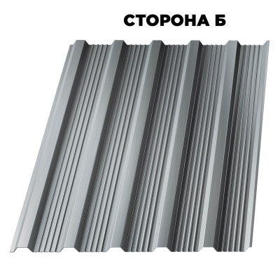 Профнастил (профлист) НС-21 Оцинкованный 0.50мм ГОСТ сторона Б